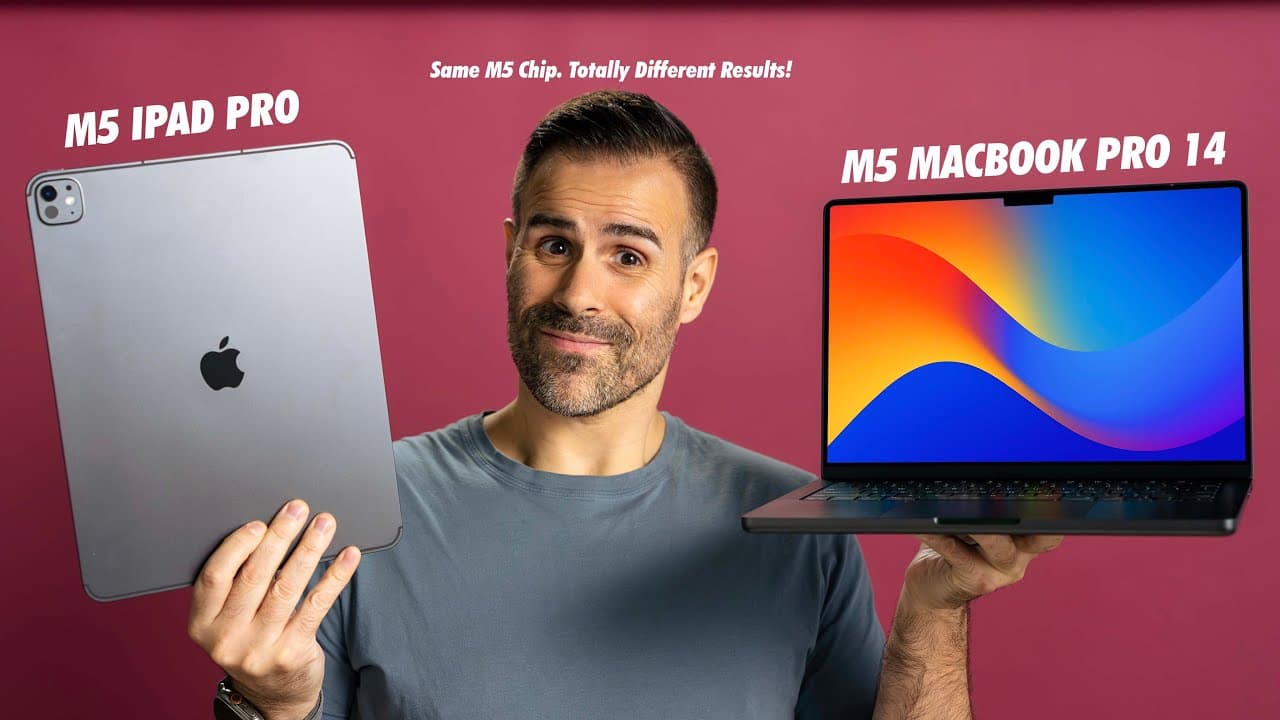 MacBook Pro M5 vs iPad Pro M5 – Same Chip, SHOCKING Difference!
