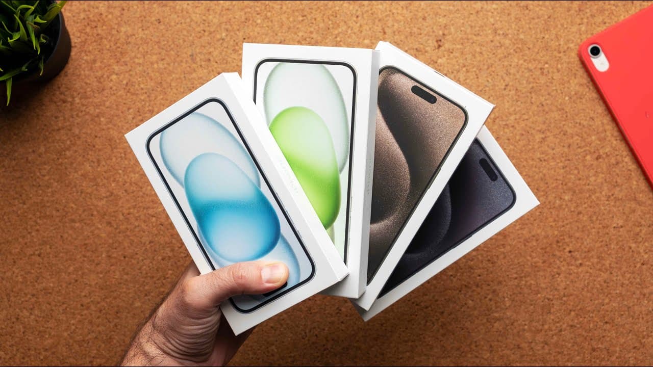 iPhone 15 & iPhone 15 Pro Unboxing! // Most of the colours!