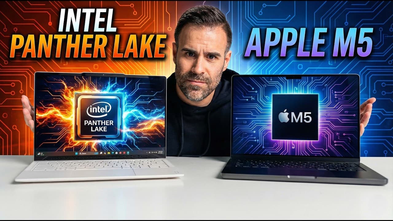 MacBook Pro M5 vs Intel Panther Lake — Windows is Finally Back! (Sort Of)